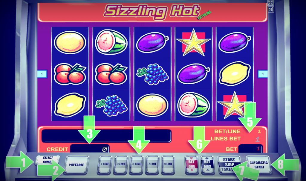 Кнопки игровых автоматов